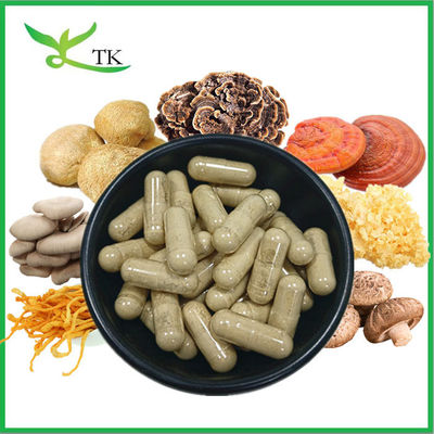 عمده فروشی 100٪ خالص طبیعی 8 در 1 قارچ پودر قارچ کپسول عمده فروشی
