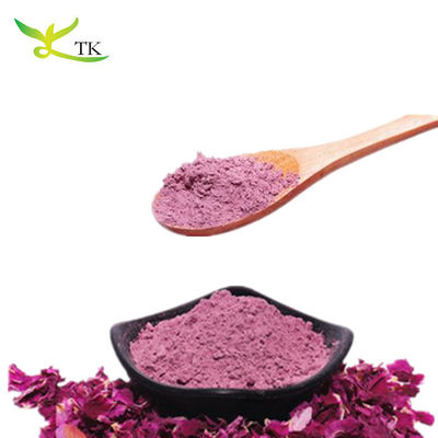پودر فوری برگ گل رز خشک شده طبیعی پودر برگ گل رز قرمز برای مواد غذایی و نوشیدنی