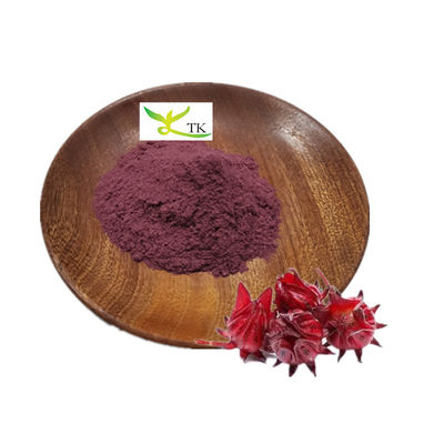 رنگ آمیزی غذایی طبیعی پودر گل Roselle پودر عصاره Roselle 10٪ آنتوسیانیدین